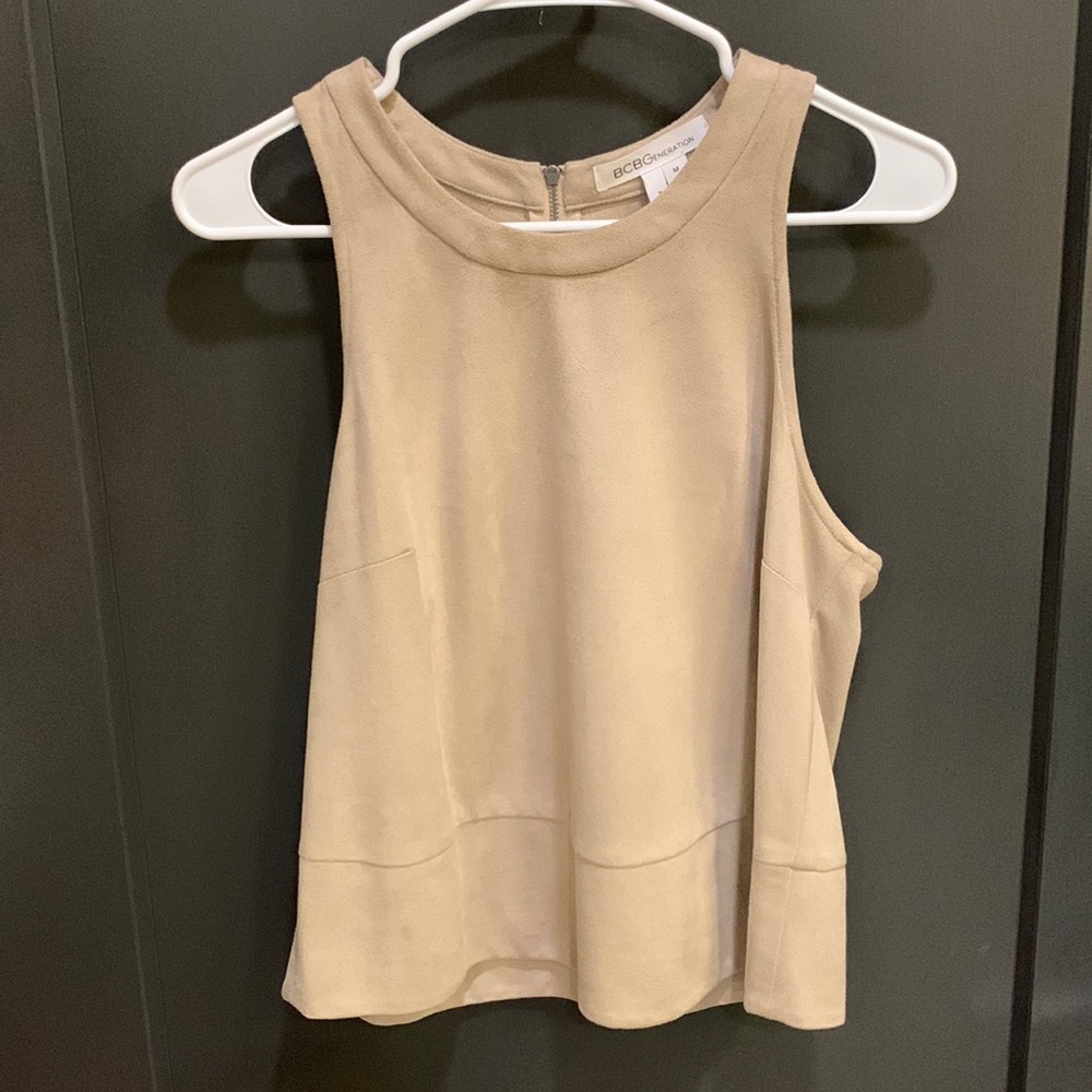 Suede Tank Top